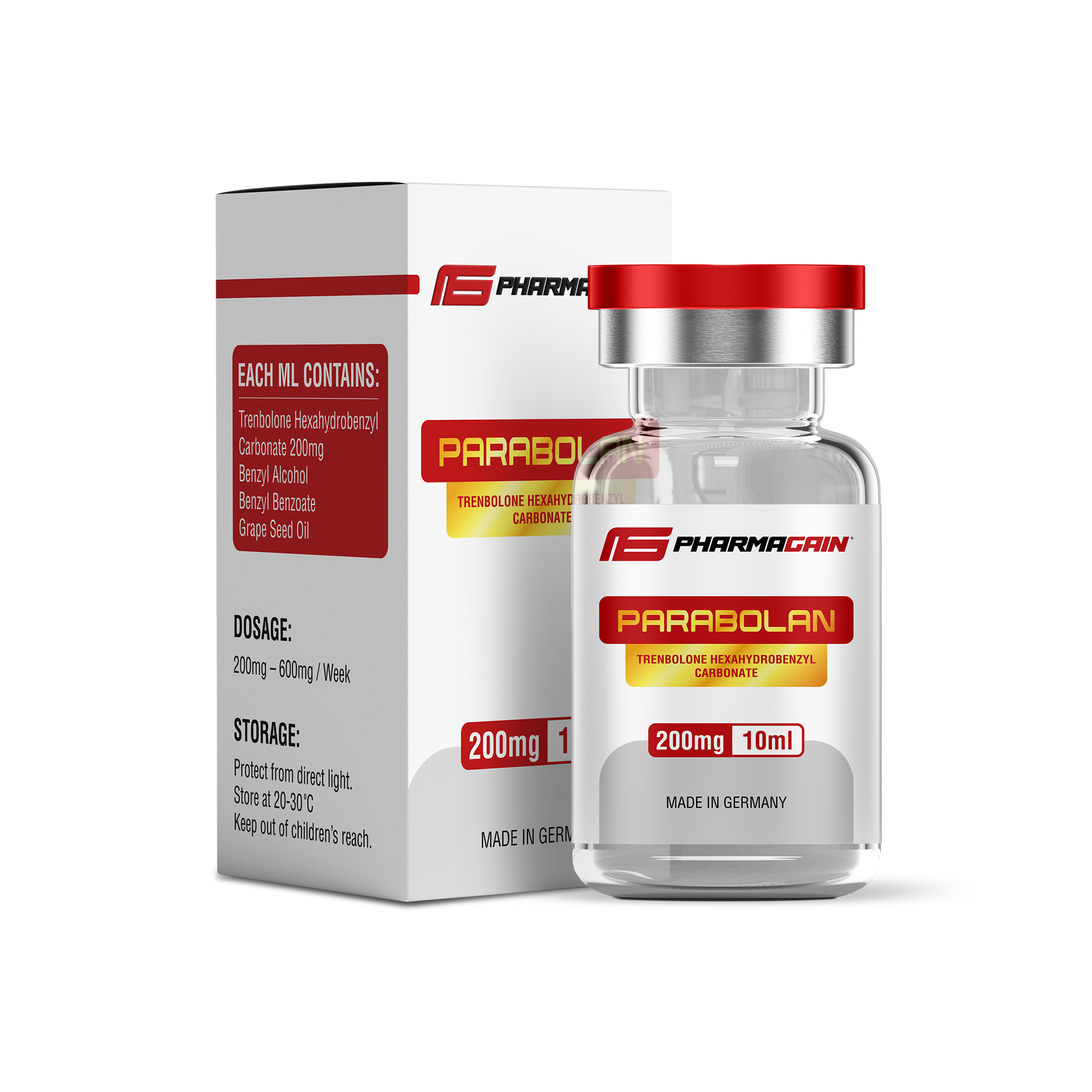 <b>PARABOLAN</b><br> (Trenbolone Hexahydrobencylcarbonate)